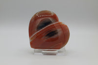 Carnelian Heart Palm Stone #4