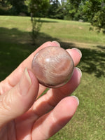 Sparkling Sunstone Sphere mixed with Moonstone #17