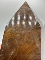 Gold Rutilated Quartz Point #8