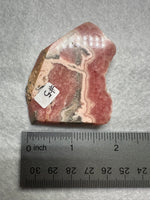 Rhodochrosite Slab #5 – Pink Banded Natural Stone Specimen