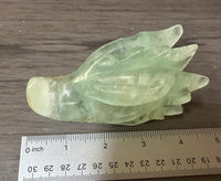 Fluorite Dragon Head Carving #13