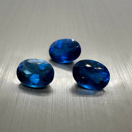 Blue Spinel Manmade 8x6mm Oval