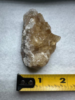 Golden Cube Fluorite Cluster – Moscona Mine, Spain Specimen #2
