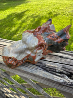Unique Pudding Stone Dragon Head Carving