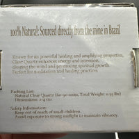 Brazil Clear Quartz Mini Raw Points Gift Box