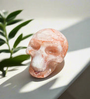 Unique Fire Quartz Skull #4