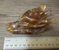 Fluorite Dragon Head Carving #9