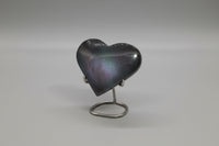 Rainbow Sheen Obsidian Heart #14