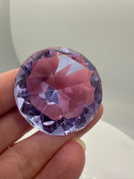 Purple Glass Gemstone Paperweight