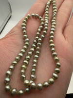 Light Lime Freshwater Pearl Strand #10