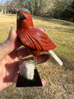 Sparrow Crystal Carving