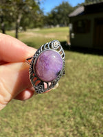 Natural Charoite Ring #21