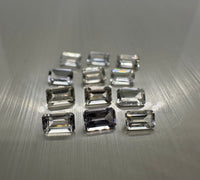 Emerald Cut 5x3mm Pastel Quartz