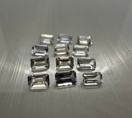 Emerald Cut 5x3mm Pastel Quartz