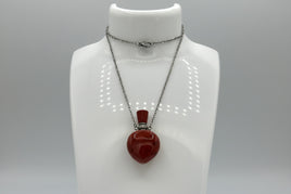 Red Jasper Perfume/Essential Oil Bottle Necklace