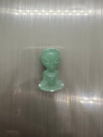 Carved Gemstone Yoga Alien