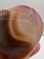 Carnelian Heart Palm Stone #6