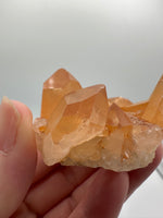 Hematite Tangerine Quartz from Morocco Specimen