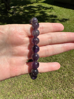 Amethyst Stretch Bead Bracelet