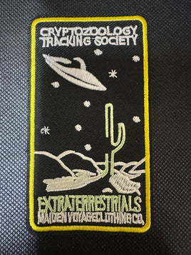 Cryptozoology Extraterrestrials Embroidered Iron-On Patch