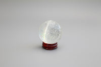 White Calcite Rainbow Sphere #2