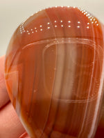 Carnelian Heart Palm Stone #4