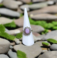 Natural Charoite Ring #4