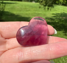 Candy Fluorite Carved Heart #2