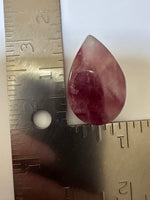 Pear Shape Candy Fluorite Cabochon #24