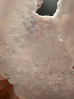 Druzy Agate Geode Indigenous-Inspired Profile Headdress Carving #3