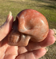 Orange Jade Skull #6