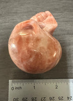 Orange Jade Skull #8