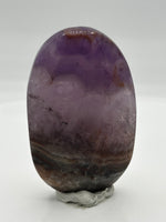 Amethyst Mixed with Stripe Agate Palm Stone #2
