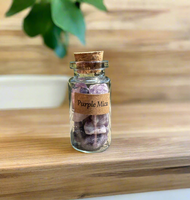 Purple Mica Chips In Bottle