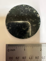 Moss Agate Polished Round Slice #40
