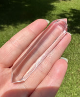 Natural Quartz Double Terminated Wand Point #8