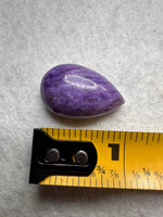 Charoite Pear Shape Cabochon Good Quality #3