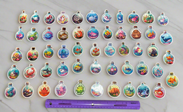 Adorable Bottle Stickers Set of 54
