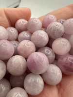 Natural Pink Kunzite Sphere Bin #3