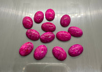 Pink Howlite 14x10mm Oval Cab (dyed)