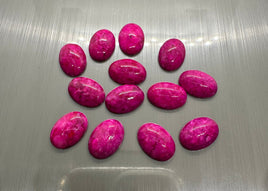 Pink Howlite 14x10mm Oval Cab (dyed)