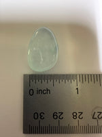Clear Aquamarine Tumble for Wire wrapping, etc