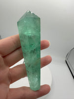 Neon Green Fluorite Scepter #2