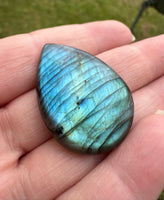 Pearshape Labradorite Cabochon 31a
