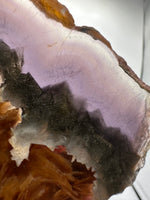 Fluorite Mixed Cube Pyrite & Acicular Slab #1