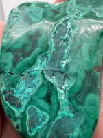 Polished Malachite Freeform Zaire, Africa #7