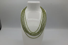 Natural 2mm Peridot Necklaces