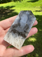 Black Onyx & Quartz Obelisk Tower #3