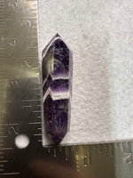 Double Terminated Chevron Amethyst Point #13