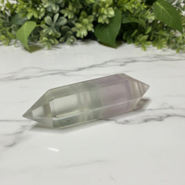 Yttrium Fluorite Double Terminated Wand Scepter #4